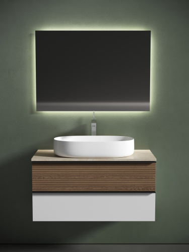 Столешница Sancos TT100A2X 100х50 накладная цвет бежевый - фото 3